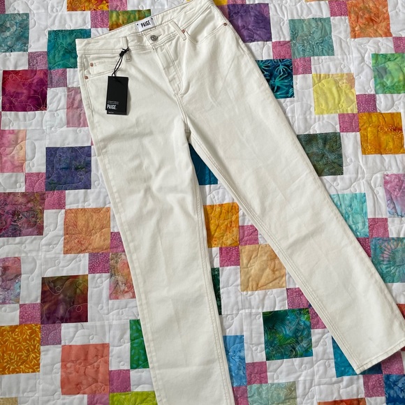 PAIGE Sarah Slim High Rise Slim Leg Jeans - Picture 5 of 7